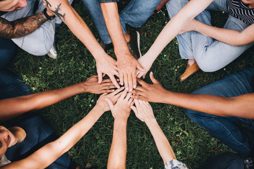 Hands together for a united effort